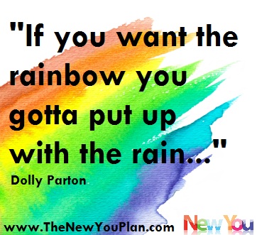 If You Want the Rainbow you gotta put up with the rain!