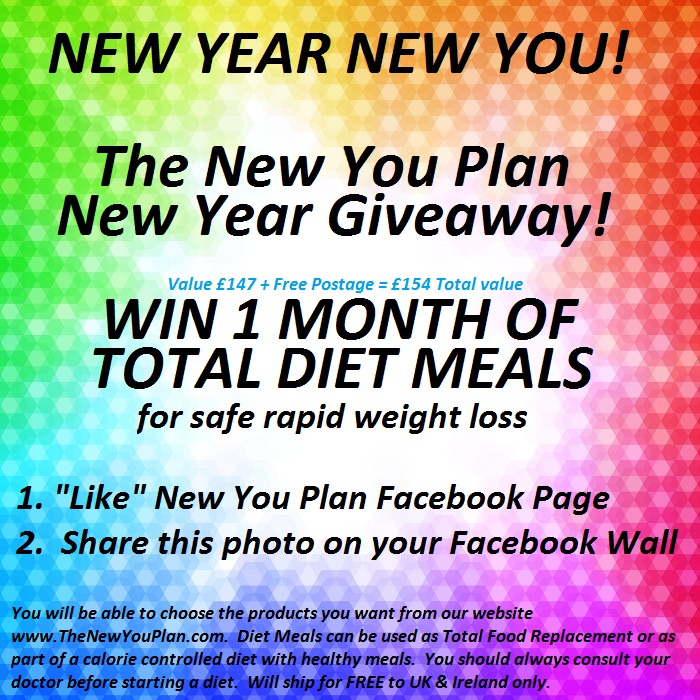 WIN ONE MONTH OF NEW YOU PRODUCTS WORTH £154