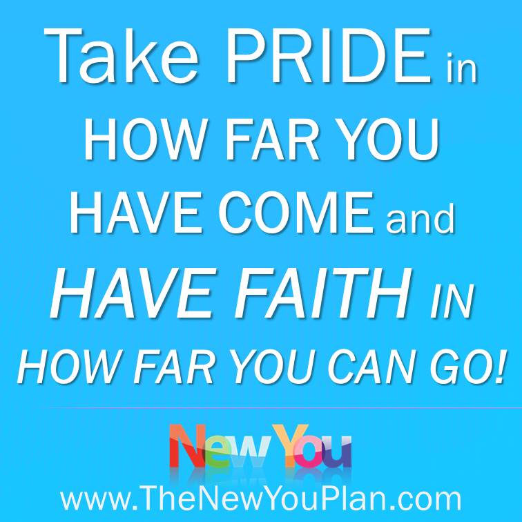 Day 23 New You Plan Weight Loss Challenge – Take pride in how far you have come on your weight loss journey