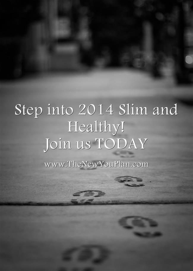 Start your TFR diet with The New You Plan and step into 2014 slim and healthy!*