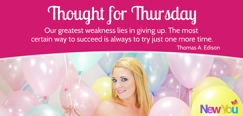 New Year New You Thought for Thursday | VLCD Mindset