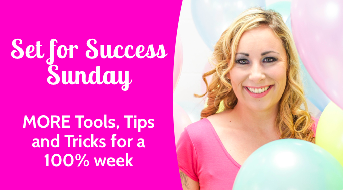 Set For Success Sunday: More Tools, Tips and Tricks for a 100% week | VLCD