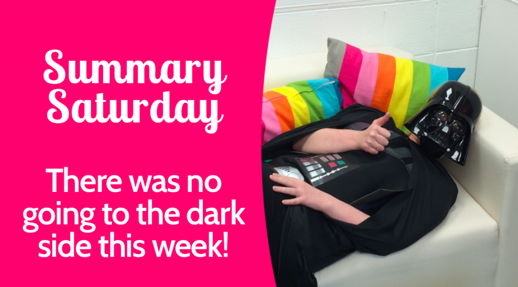Summary Saturday: There was no going to the dark side this week | VLCD