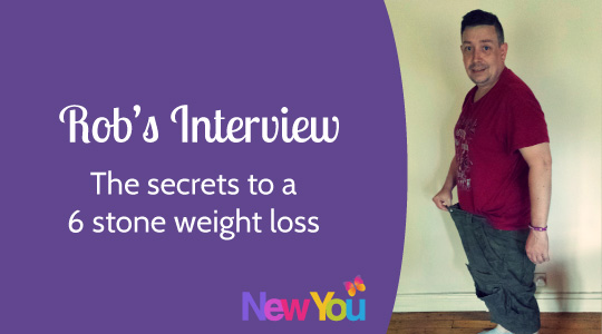 Rob’s VLCD success story | The secrets to a 6 stone weight loss*