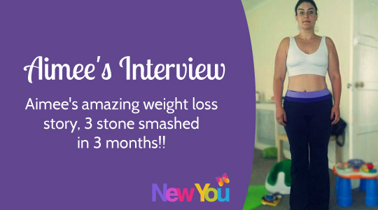 Aimee’s amazing weight loss story, 3 stone smashed in 3 months!!*