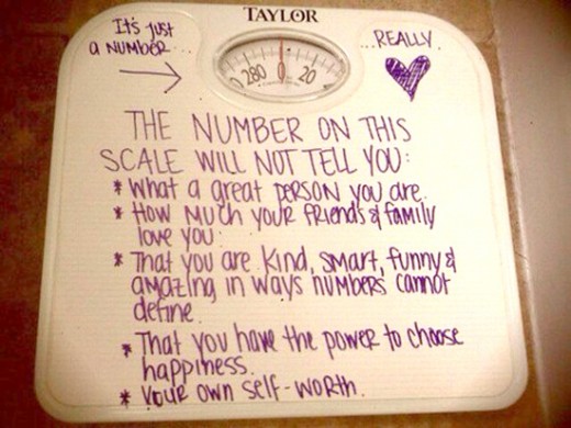 Lesson #3 “You are more than a number on scales”