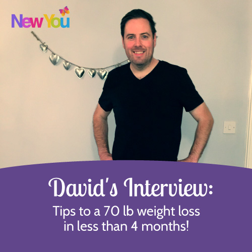 David’s Interview: Tips to a 70 lb weight loss in less than 4 months!*