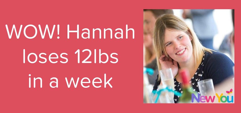 WOW! Hannah loses 12lbs in a week!*