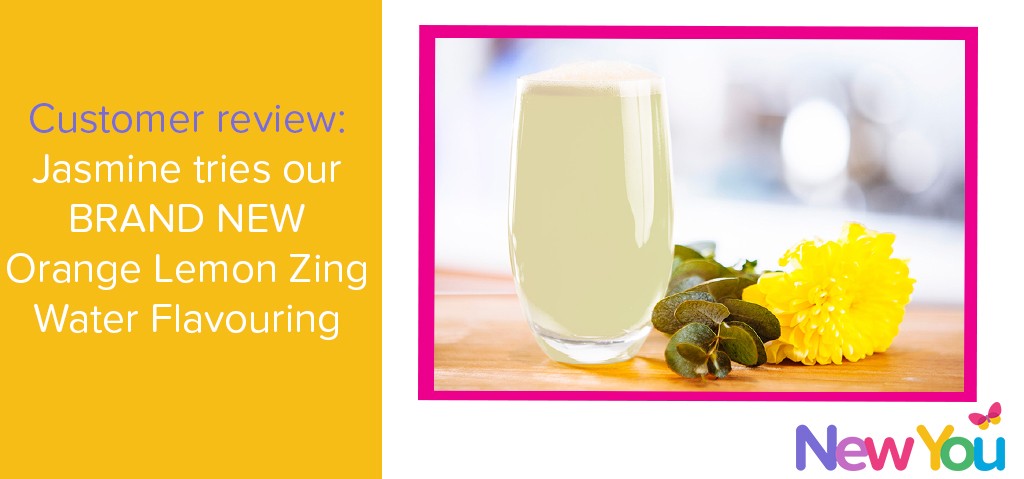 Customer review: Jasmine tries our BRAND NEW Orange Lemon Zing Water Flavouring