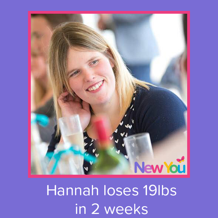 Hannah loses 19lbs in 2 weeks!*