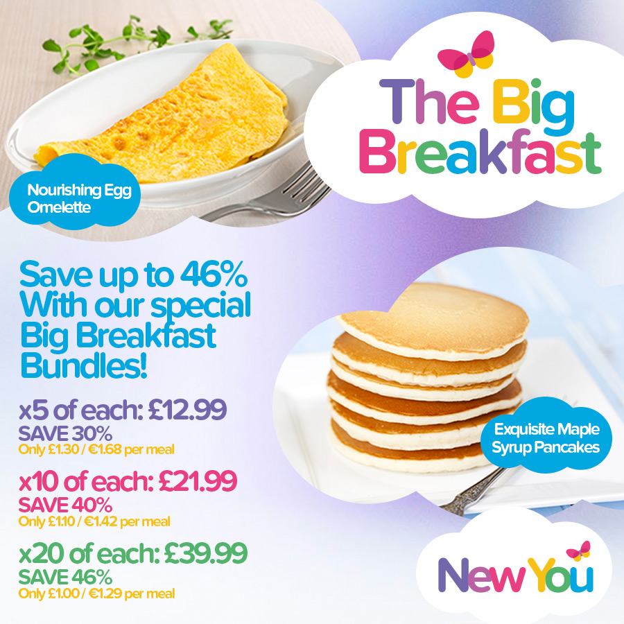 Our new breakfast meals have arrived! Shop our Big Breakfast Bundles today!