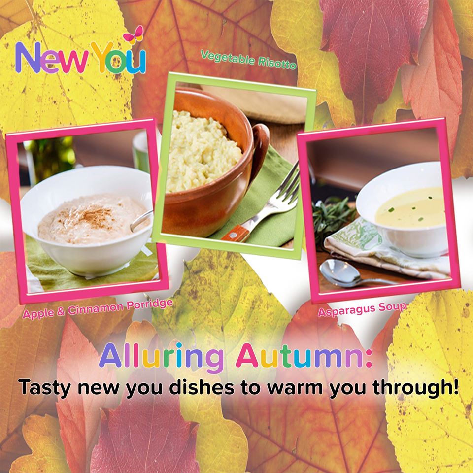 Alluring autumn: Tasty New You Plan dishes to warm you through*