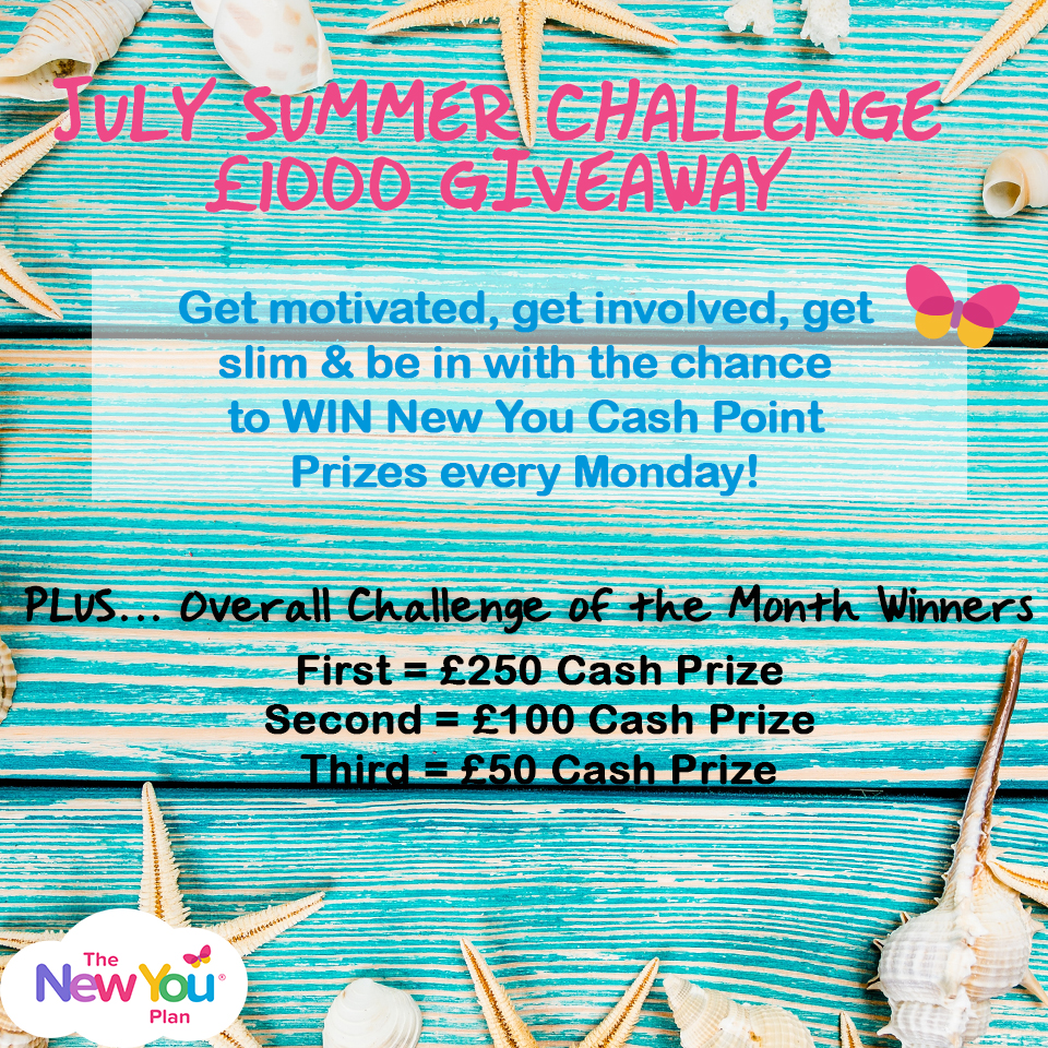 July £1000 GIVEAWAY Summer Challenge
