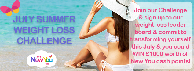 Register for the July Weight Loss Challenge – £1000 Up for Grabs!!!