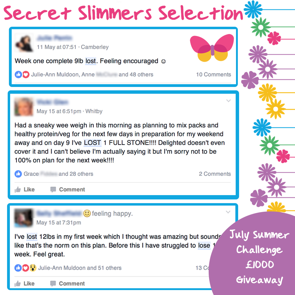 Saturday – Share your success with the Slimmers