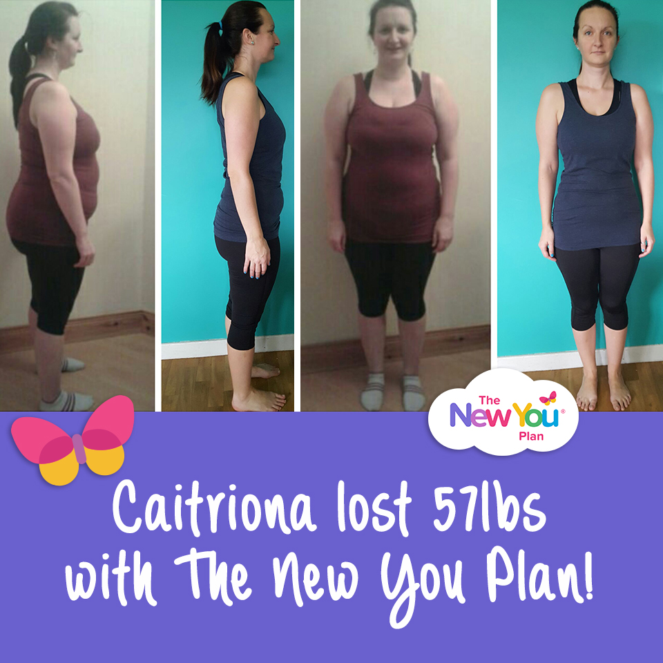 Caitriona’s 57lb New You Plan weight loss results*