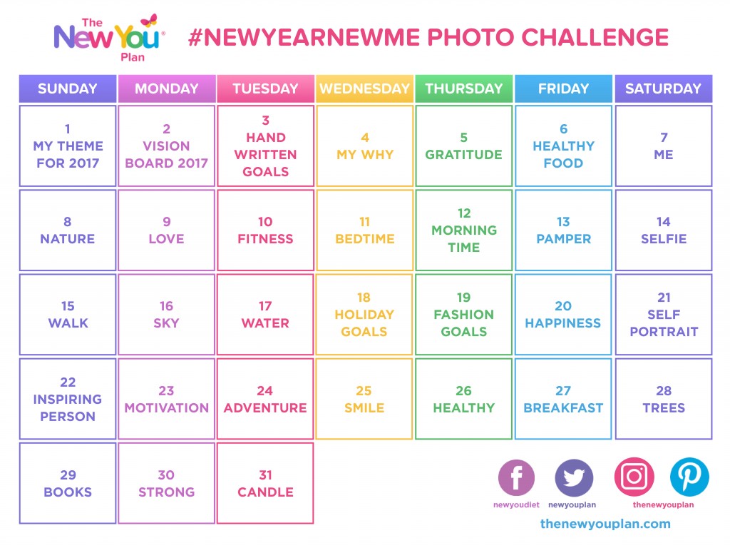 New Year New Me Photo Challenge!