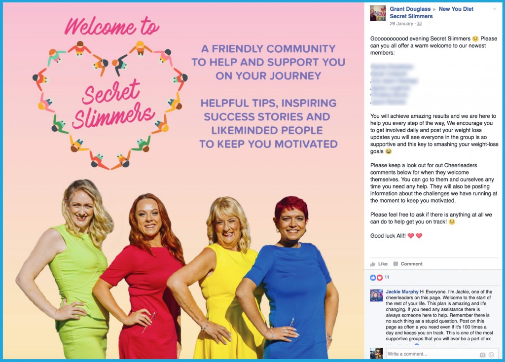 Secret Slimmers family