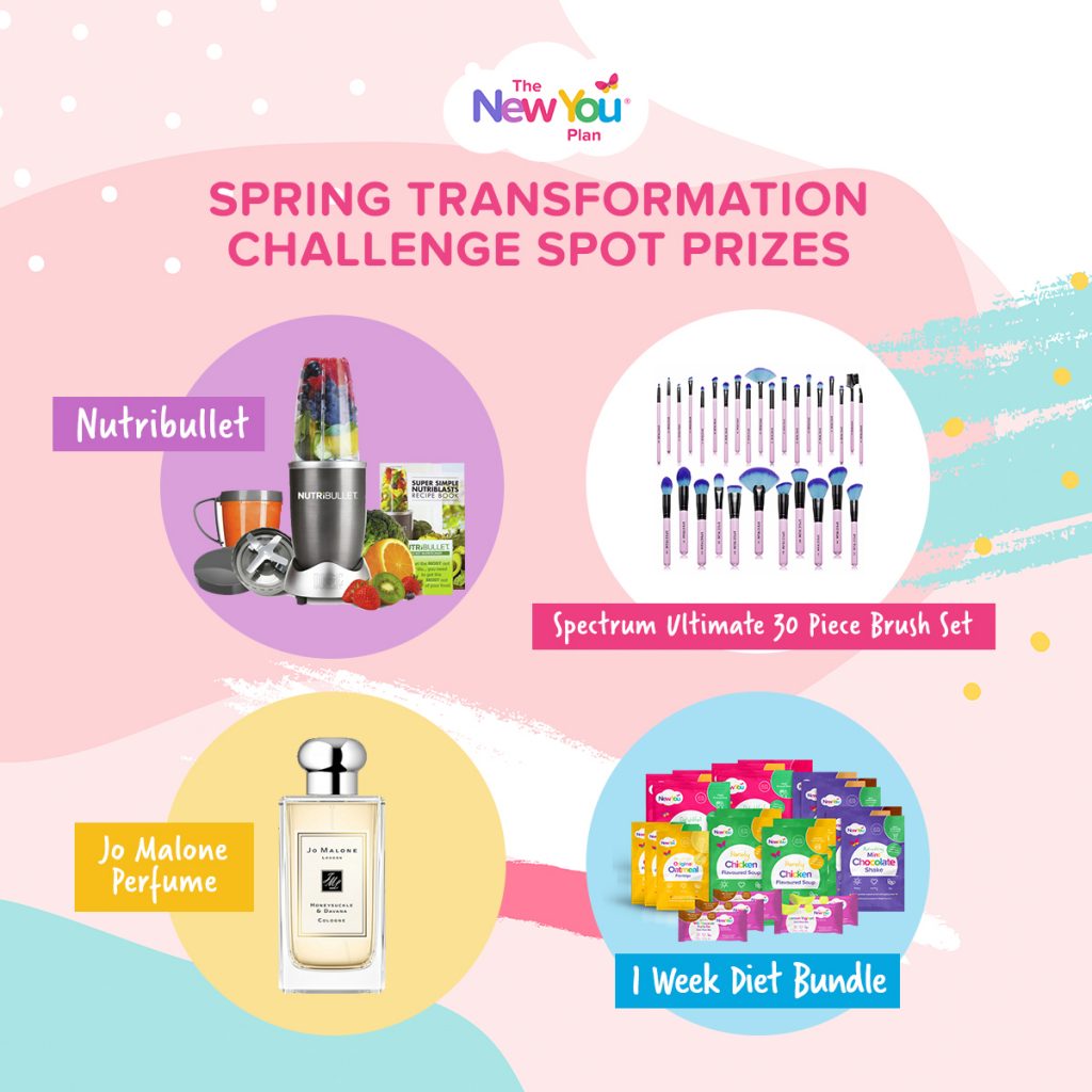 WIN BIG: Spring Transformation Challenge Weekly Spot Prizes