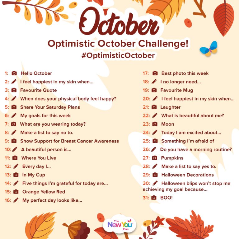 Join Our Optimistic October Challenge For Your Chance To WIN The New