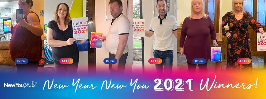 2021 New Year, New You Transformation Challenge Winners Revealed!