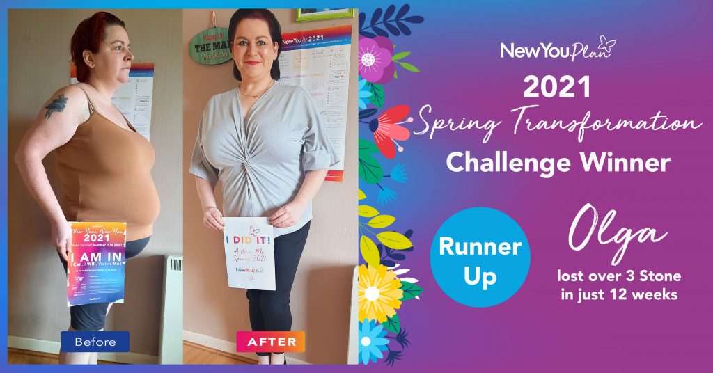 Olga Lost over 3 Stone in Just 12 weeks and came Runner Up In our Spring Transformation Challenge!