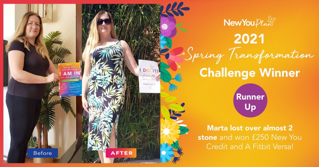 Marta Came Runner Up in our Spring Transformation Challenge and lost almost 2 stone!