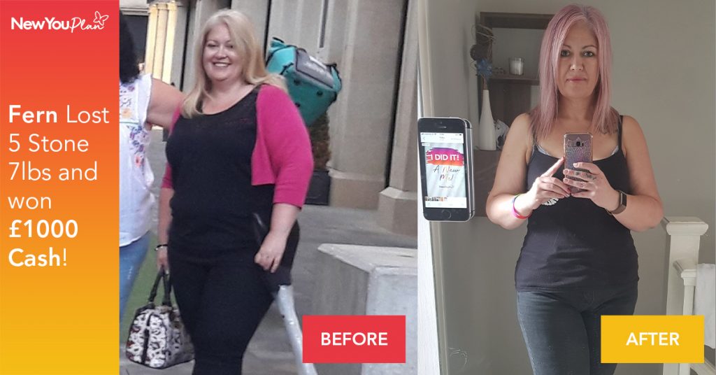 Fern takes £1000 CASH and loses over 5 Stone!