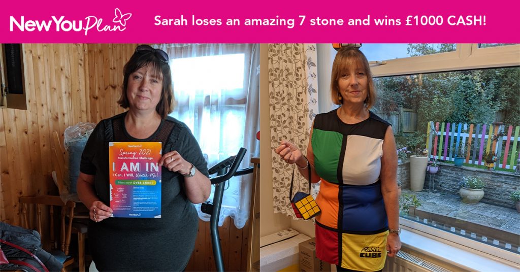Sarah Lost an amazing 7 STONE and won £1000 CASH!