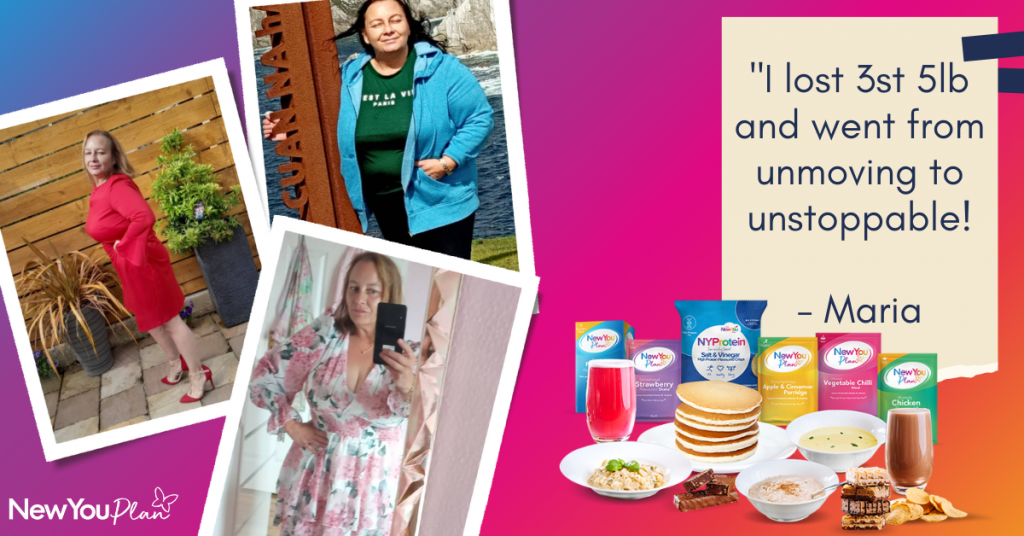 Maria Went From Unmoving to Unstoppable When she Lost 3 Stone 5lbs on The New You Plan