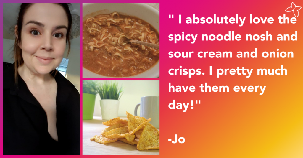 Jo loves the Noodle Nosh