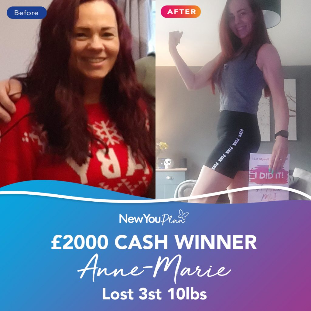 WINNER: Anne-Marie shares how she lost 3st 10lbs & WON £2000 cash