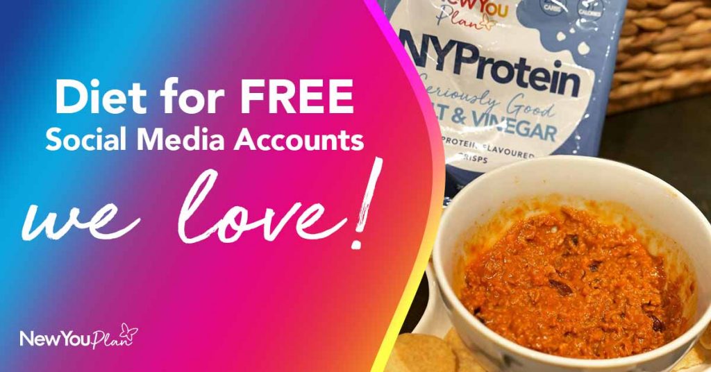 Diet for FREE - Social Media Accounts we LOVE! - The New You Plan