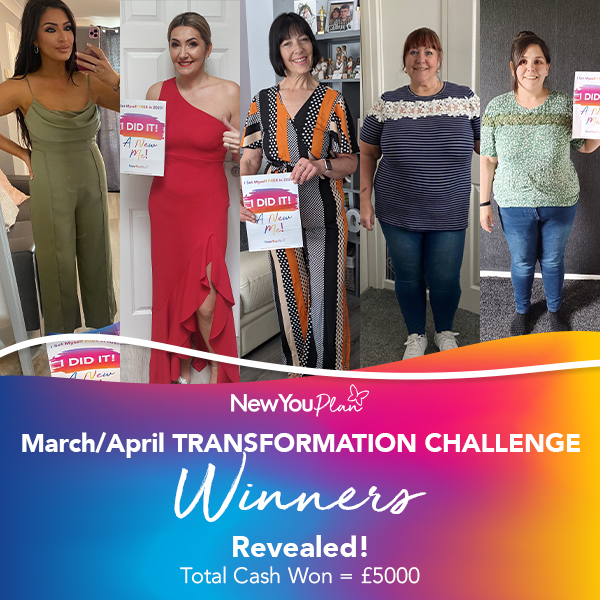 Our March/April Transformation Challenge Winners- x5 £1000 Cash Prizes
