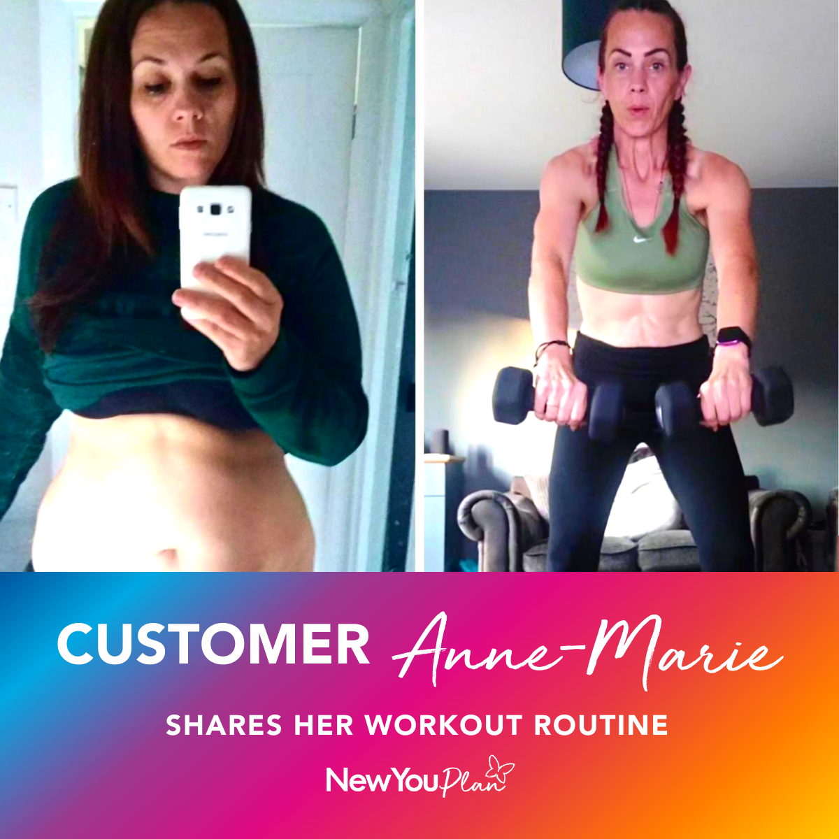 Customer Anne-Marie Shares Her Workout Routine - The New You Plan