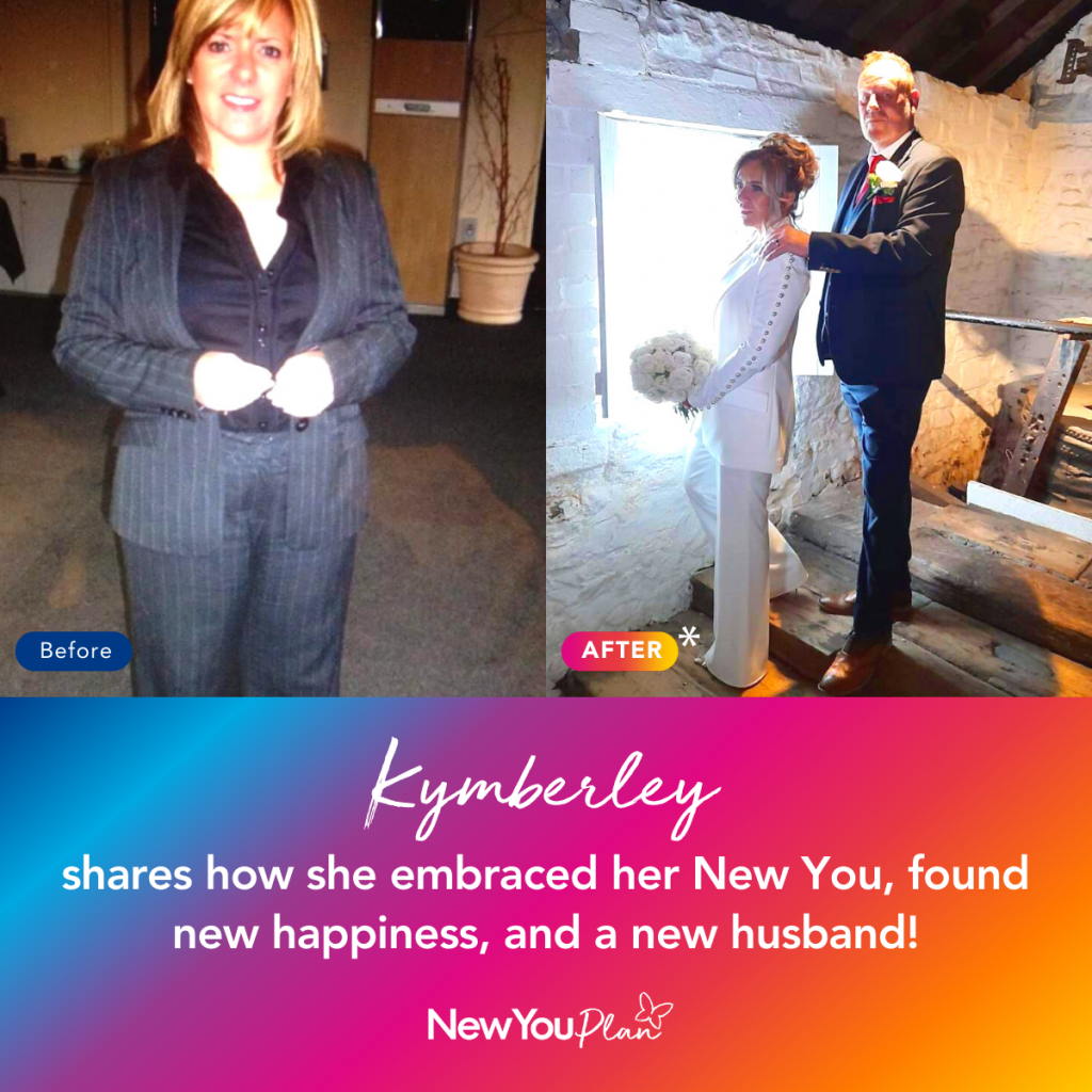 Kymberley shares how she embraced her New You, found new happiness, and a new husband!