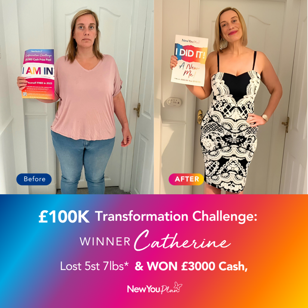 £100K TRANSFORMATION CHALLENGE: WINNER Catherine Lost 5st 7lbs* & WON £3000 Cash!