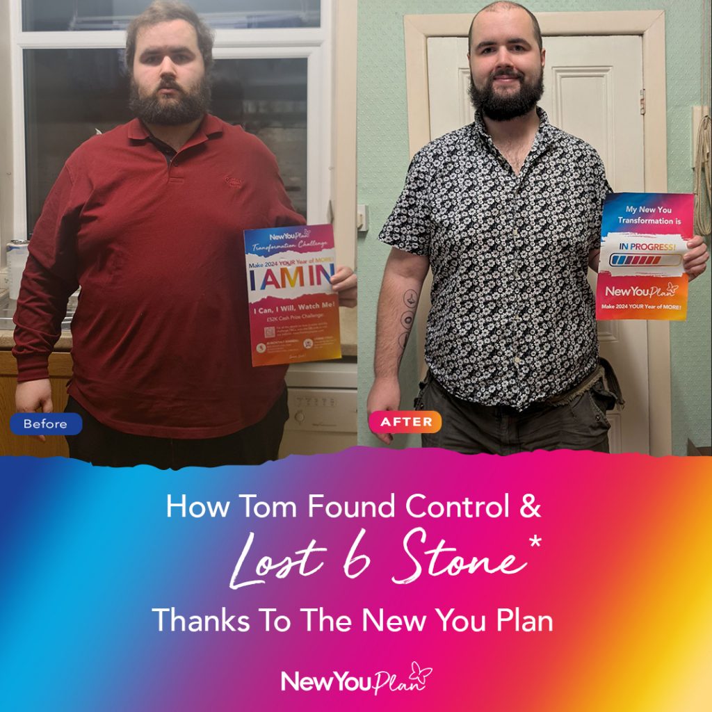 How Tom Found Control and Lost 6st* with The New You Plan