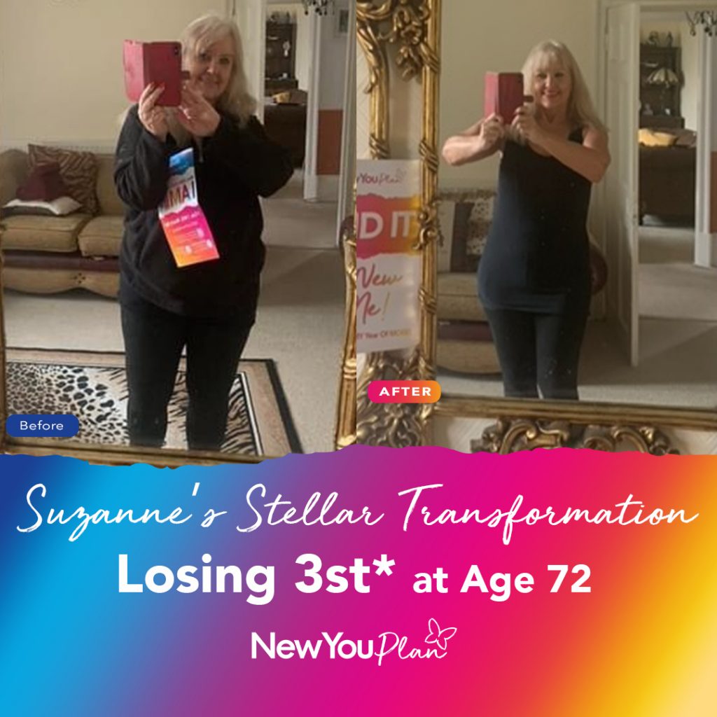 Suzanne’s Stellar Transformation: Losing 3st* at Age 72