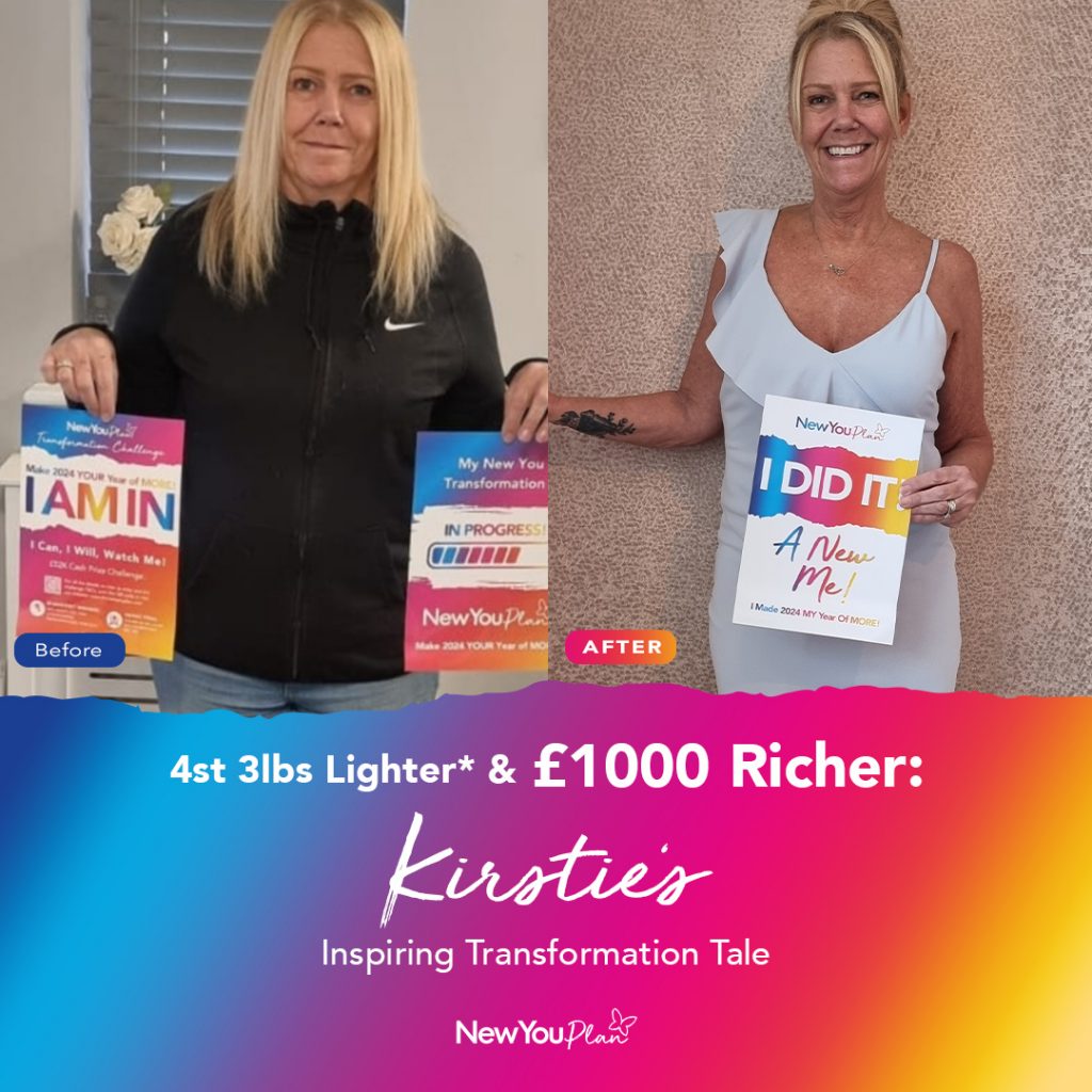 4st 3lbs Lighter* and £1000 Richer: Kirstie’s Inspiring Transformation Tale