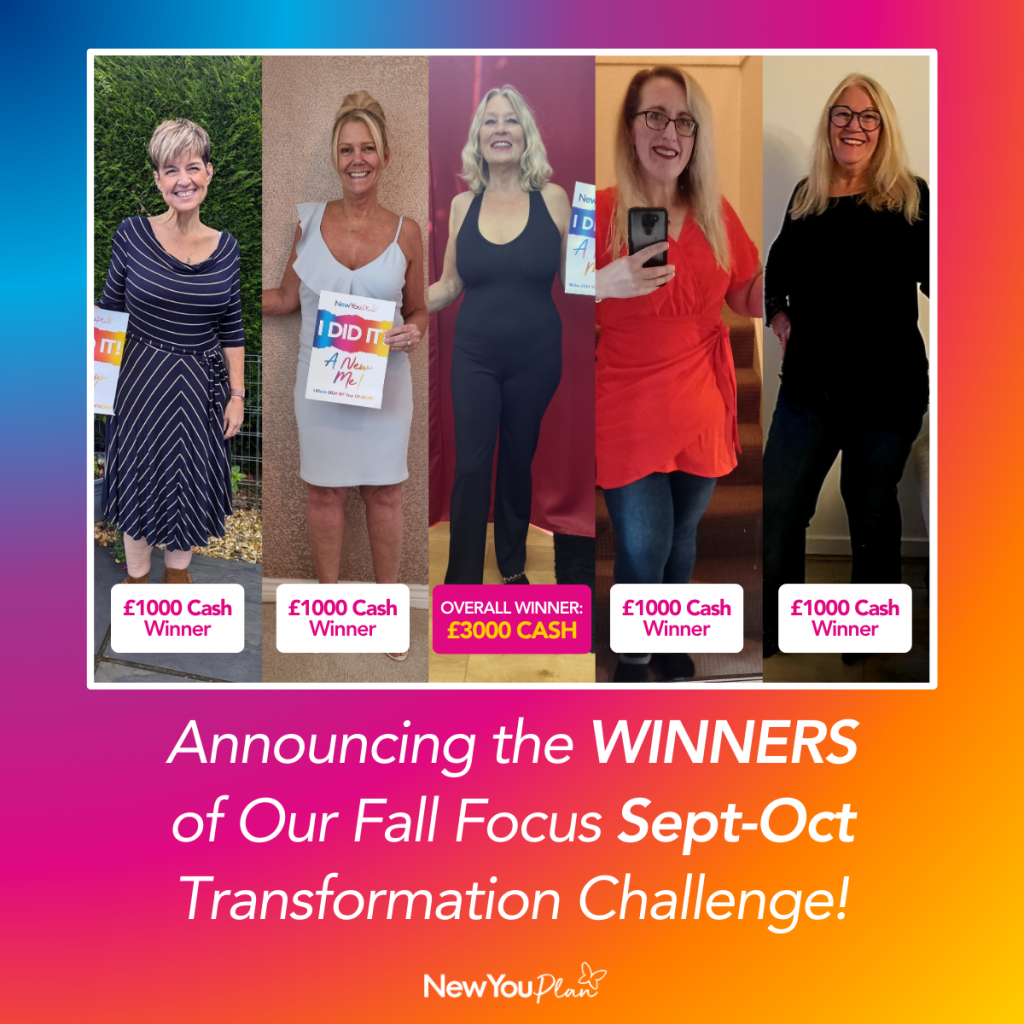 Announcing the WINNERS of Our Fall Focus Sept-Oct Transformation Challenge!