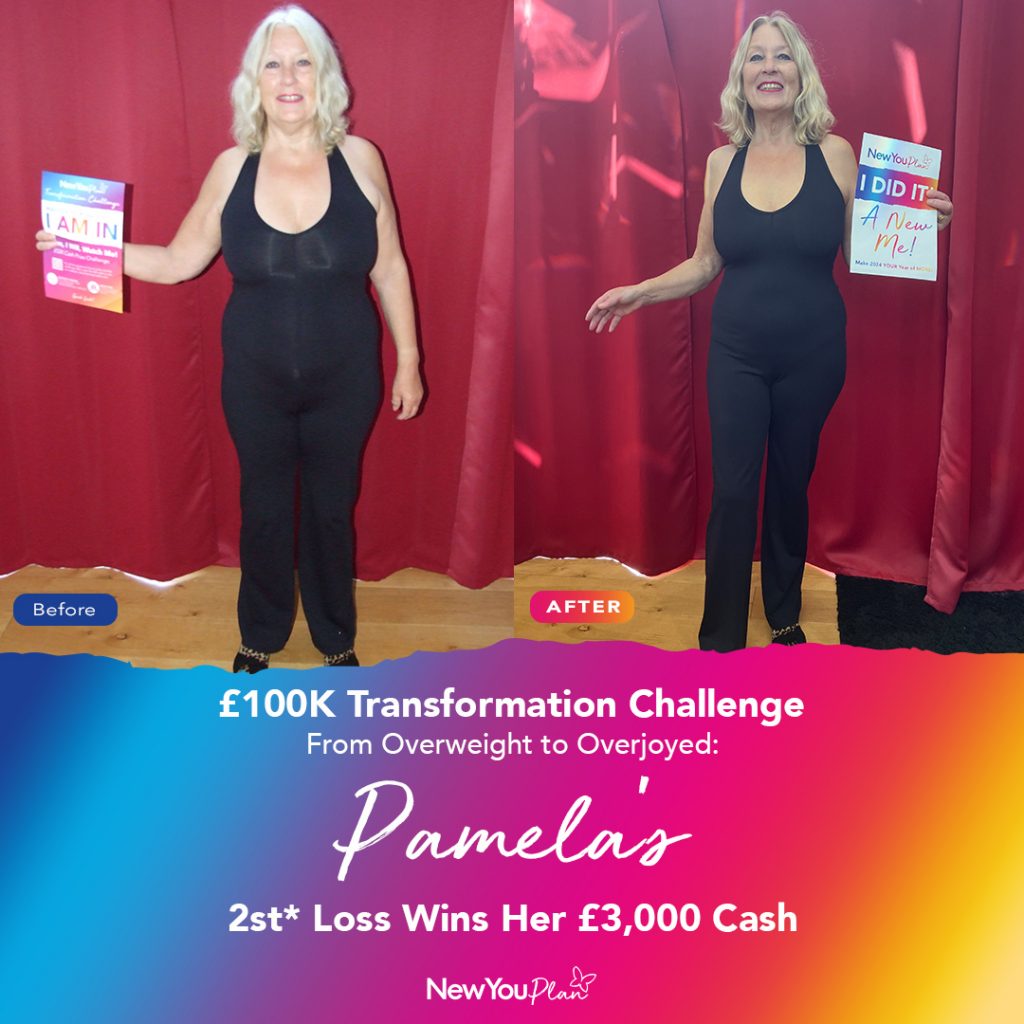 £100K Transformation Challenge | From Overweight to Overjoyed: Pamela’s 2st* Loss Wins Her £3,000 Cash