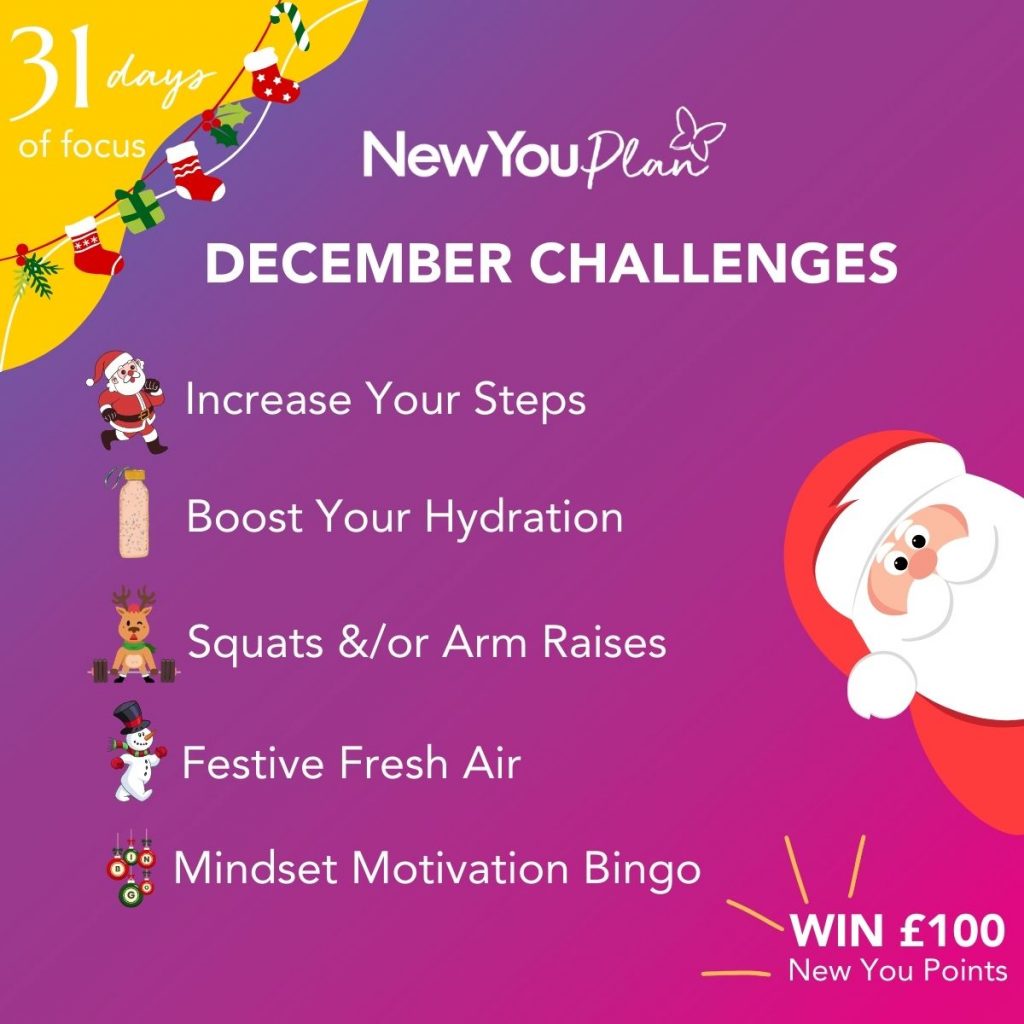 Step Into Christmas: Your New You December Challenges Await