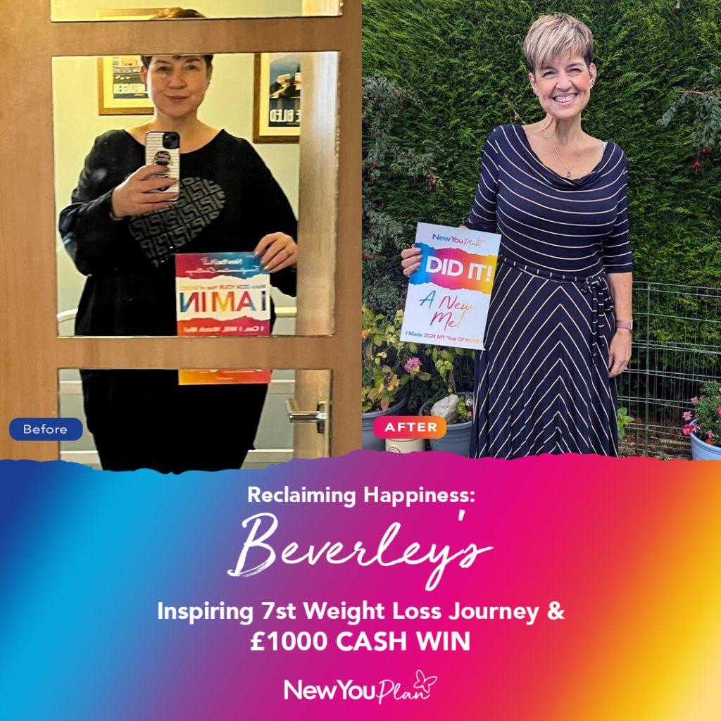 Reclaiming Happiness: Beverley’s Inspiring 7st Weight Loss Journey & £1000 Cash Win