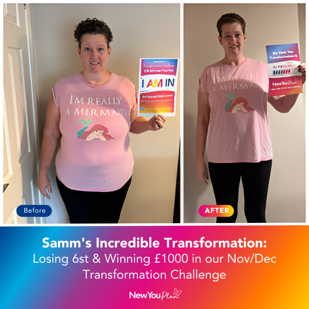 Samm’s Incredible Transformation: Losing 6st & Winning £1000 in our Nov/Dec Transformation Challenge