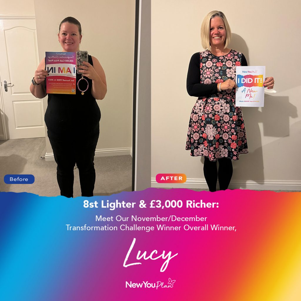 8st Lighter & £3,000 Richer: Meet Our November/December Transformation Challenge Overall Winner, Lucy