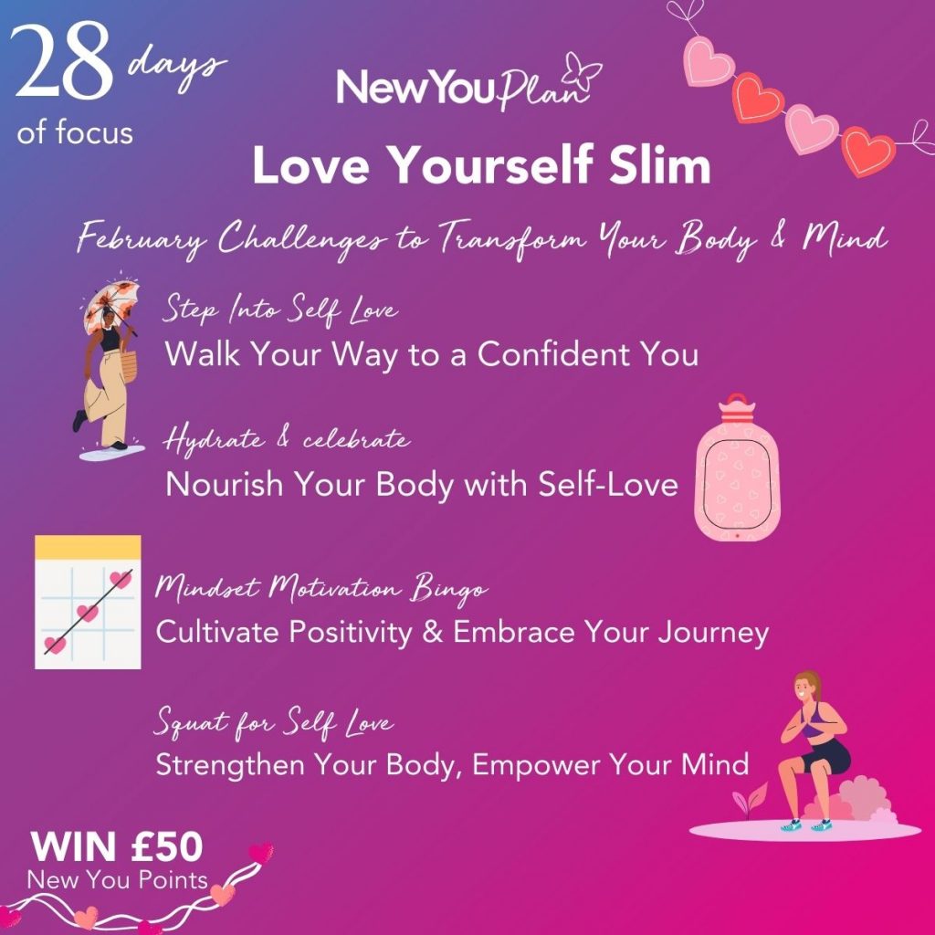 Love Yourself Slim: 4 February Challenges to Transform Your Body & Mind