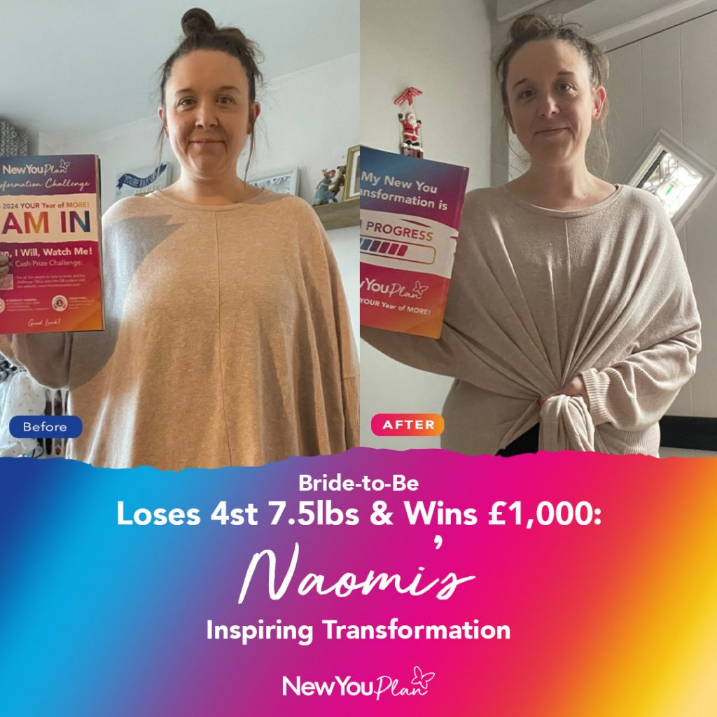 Bride-to-Be Loses 4st 7.5lbs & Wins £1,000: Naomi’s Inspiring Transformation