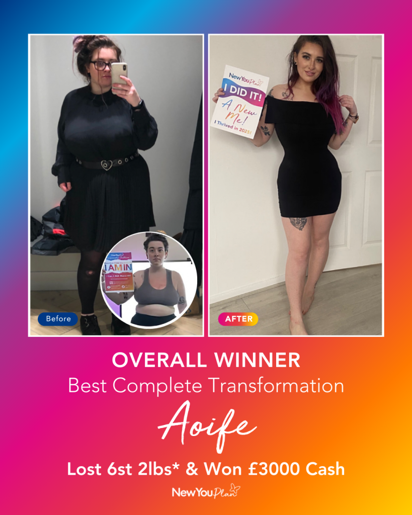 Overall Winner – Best Complete Transformation: Aoife Lost 6st 2lbs* & Won £3000