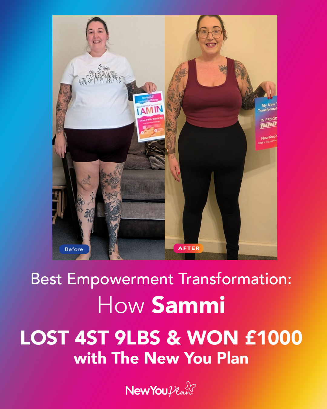 Best Empowerment Transformation: How Sammi Lost 4st 9lbs & Won £1000 ...